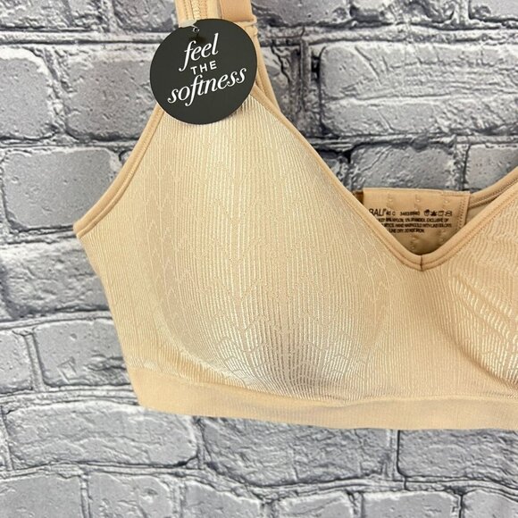 NWT Bali Women's 40C Comfort Revolution Shaping Wireless Bra DF3463 Nude - Picture 3 of 9